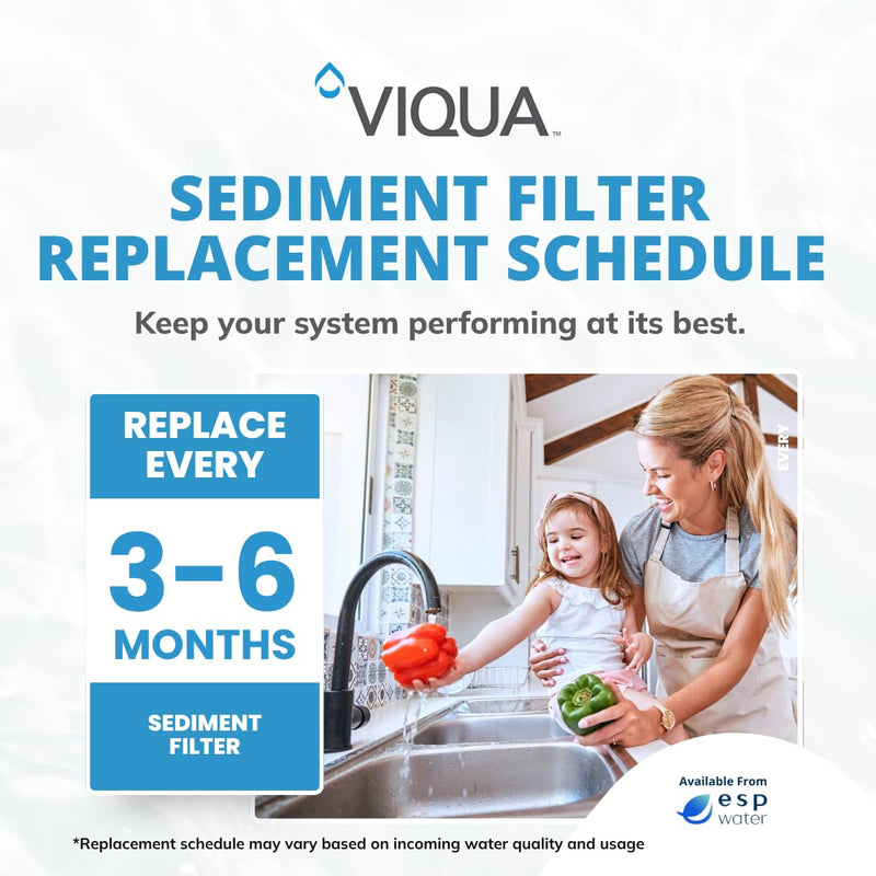 VIQUA CMB-520-HF Polypropylene Whole House 20 x 4.5 Inch 5 Micron Sediment Water Filter for VIQUA IHS22-D4, IHS22-E4, and VH410-F20 UV Systems