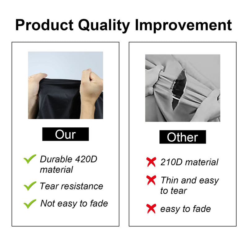 Mobility Scooter Cover,Waterproof Scooter Cover for Outdoor Storage,Heavy Duty Electric Mobility Scooters Accessories All-Weather Protection Covers - 48 x 22 x 38 Inch 48" x 22" x 38"