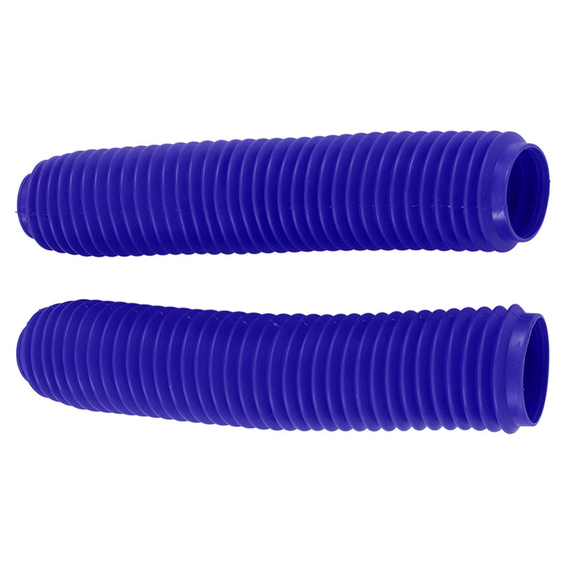 Motorcycle Shock Absorber Boots, Front Fork Dust Cover Replacement for RM125 DR250 DRZ400, Blue Pair