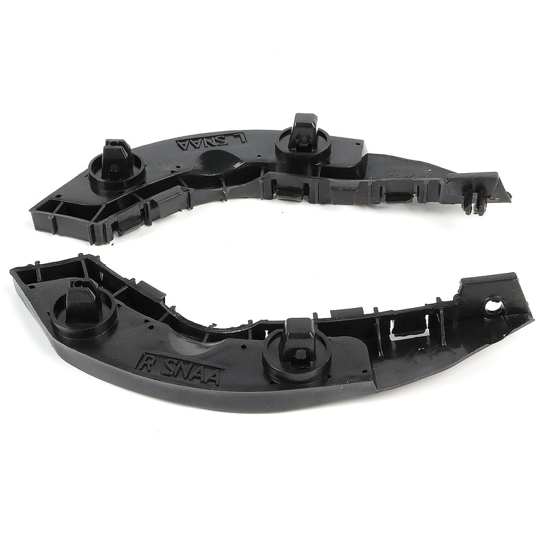 Pair Plastic Front Bumper Bracket Left & Right Driver&Passenger Side for 2006 2007 2008 2009 2010 2011 Honda Civic Sedan, 71193-SNA-A02 71198-SNA-A02, Replaces HO1043114 HO1042114 2006-2011 Civic Bumper Bracket