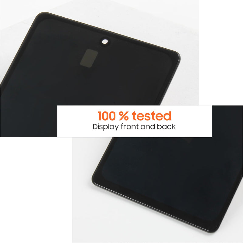 OLED Screen Replacement for Google Pixel 6 6.4", with in-Display, Full Assembly & Complete Repair Tool Kit for Google Pixel 6 GB7N6, G9S9B, G8VMU - Vivid Display (Black) Black