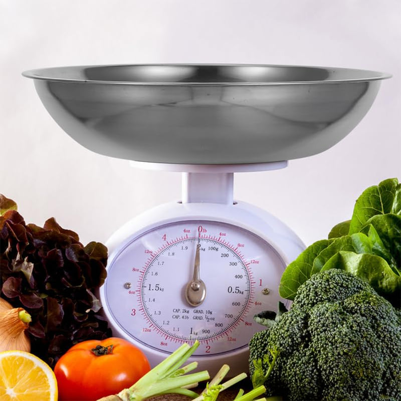 STOBAZA 2pcs Stainless Steel Food Scale Bowl Electronic Scale Tray Digital Scale Weighing Boat for Cooking Baking Kitchen Laboratory Supplies 25cm