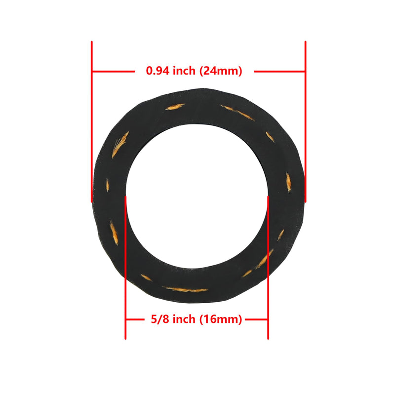 Ucreative 5/8 Inch x 5FT Fuel Line Hose Push Lock Fuel Hose Rubber NBR SAE 30R7 300PSI 5/8 Inch - 5FT