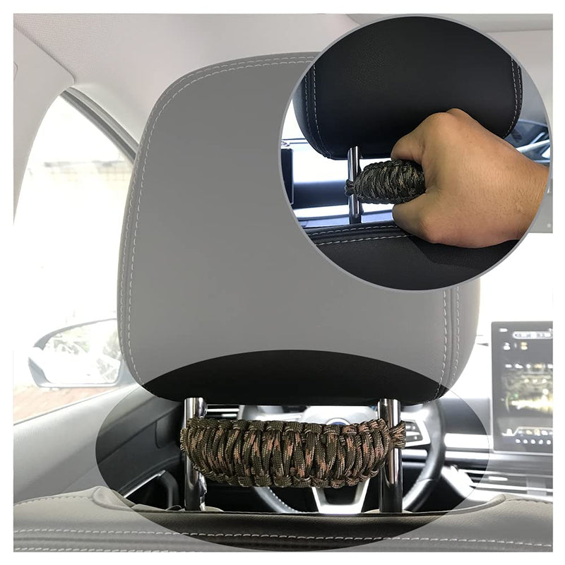 Door Strap for Jeep，Door Limiting Straps 550 Pound Strength Durable Swing Limiter for 1996-2019 Jeep Wrangler CJ YJ TJ JK JKU JL, 2PCS (Camouflage) Camouflage