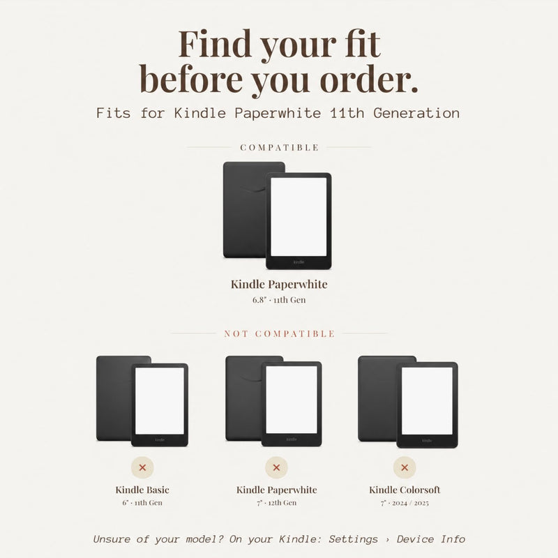 Stori Case for 6.8 Inch Kindle Paperwhite 11th Gen & Paperwhite Signature | Dual Strong Magnetic Folio Cover with Hand Strap, Built-In Stand, Auto Wake Sleep, Cute Designer PU Leather Case for Women Cocoa Dot