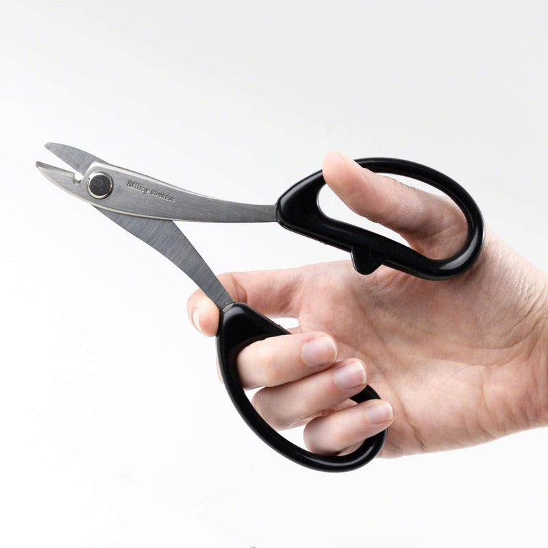 Wazakura Stainless Steel Scissor Style Wire Cutter. Made in Japan. Wire Clipping Tool, Bonsai and Ikebana Wire Stripper - Stainless Steel 160mm