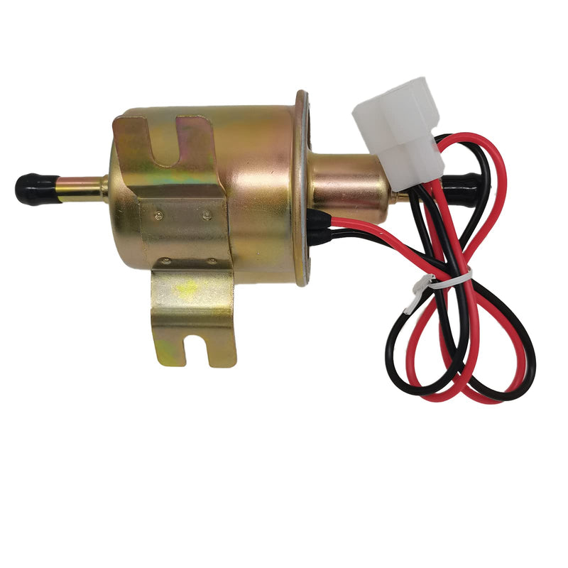 HEP-02A 12V Electric Fuel Pump Metal Solid Petrol 12 Volts Replacement For Motorcycle Carburetor ATV Trucks Boats For Gasoline or Diesel Engine HEP02A Low Pressure Gas Diesel Fuel Pump 2.5-4psi