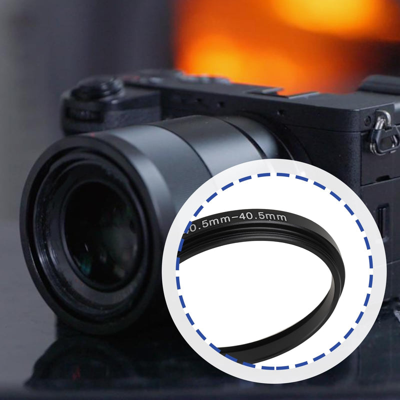 ECSiNG 40.5mm to 40.5mm Camera Extension Ring Aluminum Filter Adapter for DSLR Lenses and ND UV CPL IR Filters
