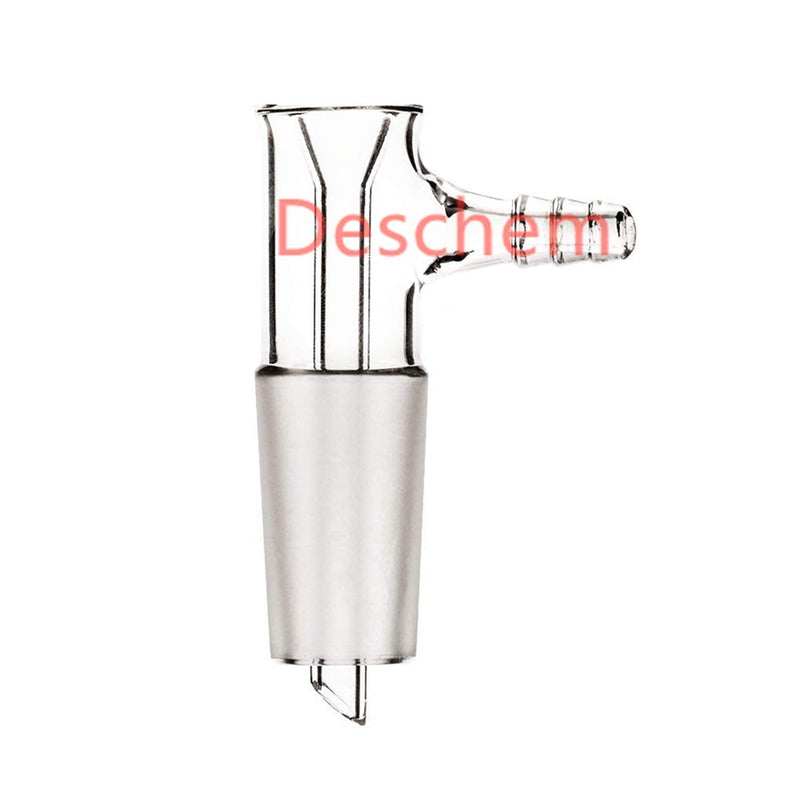 500ml 24/40 Glass Buchner Filtering Funnel with 5# Coarse Fine Frit Vacuum Serrated Tubulation Lab Borosilicate Glassware 500ml