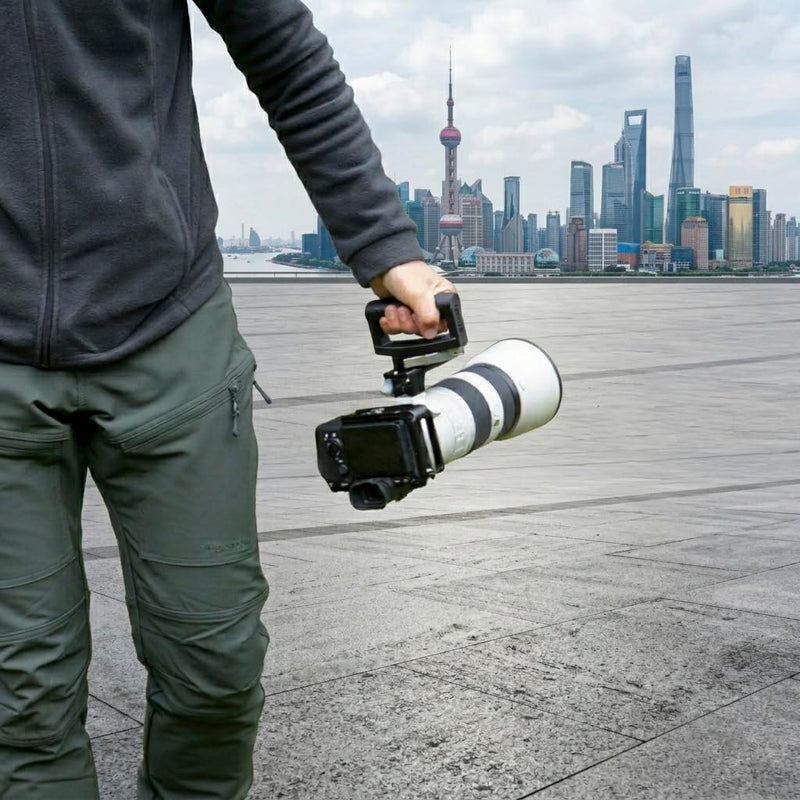 NEXUS Photo Grip - Ergonomic Arca-Swiss Handle for Large Camera Lenses and Bodies