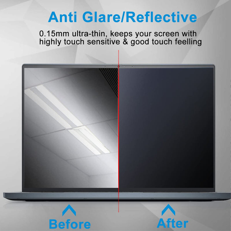 2 PCS HP Envy x360 2-in-1 Anti Glare Screen Protector for 15.6" HP Envy x360 2-In-1 Touchscreen Laptop,Eye Protection & Anti Fingerprint Filter-Matte