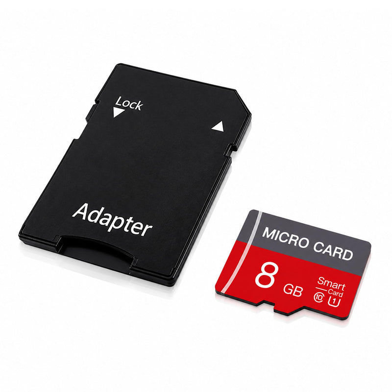 2 Pack 8GB Micro SD Card Class10 Memory Card U1 TF Card for Smartphones, Tablets, and Cameras with Adapter