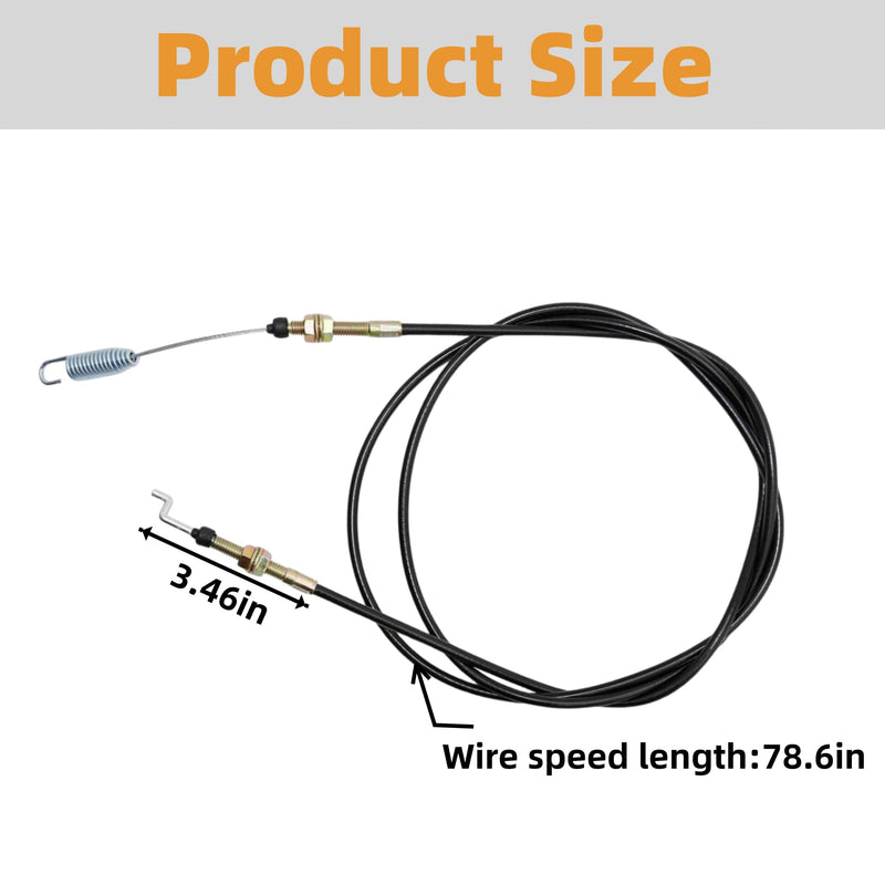 2 Pcs Shifter Cables 2-11082 Replacement for Chuck Wagon Trailmaster Trail Wagon TW400 TW11 TW11R TW413 BD300 CW-11 CW-413 CW-265 Land Master LM650 LM400 Shift Cable UTV Go-Karts Parts