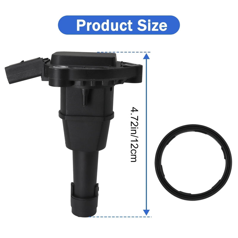 Engine Oil Level Sensor Fit for 2015-2019 Audi A3 A5 A6 Q3 Q5 TTS for 2015-2019 Volkswagen Atlas Beetle Golf Jetta Passat Tiguan Replace # 03F907660E 03F907660D