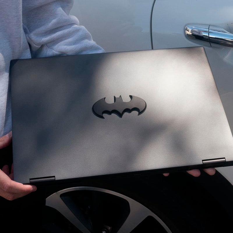 Fan Emblems Batman Car Emblem - 1989 Batwing Batarang Symbol 3D Auto Badge - Color: Matte Black - Size: 3.8 x 1.8 x 0.2 inches - Officially Licensed DC Car Accessories 1989 Batman Batwing 3D (Matte Black)