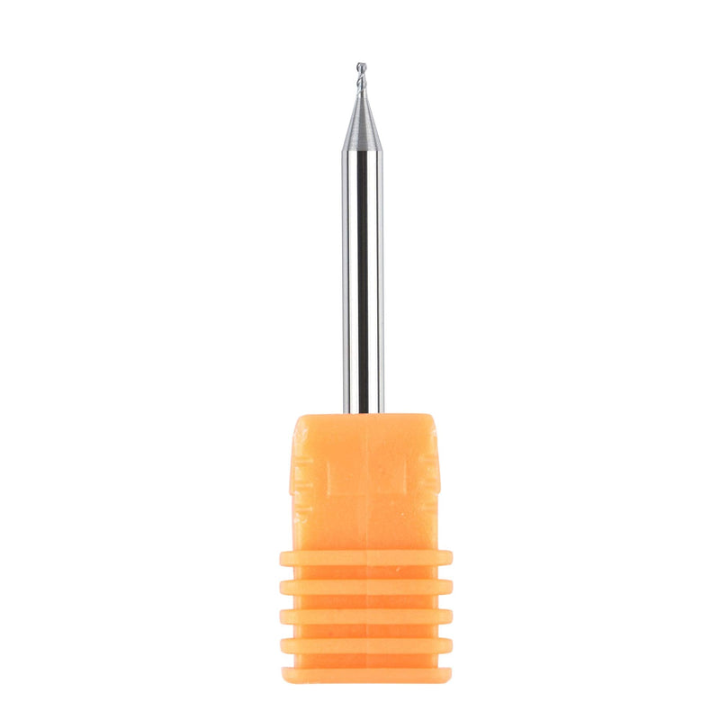 SpeTool 1/8 End Mills for Aluminum 1/32 inch Cutting Diameter 3 Flutes CNC Spiral Router Bits for Aluminum Cut Non-Ferrous Metal Upcut 1.5 inches Long 5 Pieces