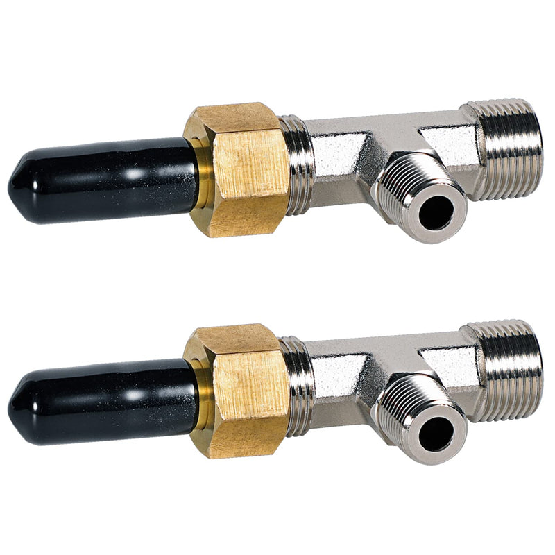 Bonbo Bleeder Tee Kit Replacement for Seastar 3004.6439 HF4202 Compatible with All Baystar Cylinders (2pcs)