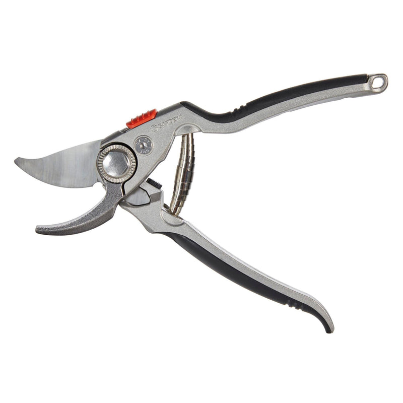 (8702) Aluminium Secateurs: Premium Bypass Pruner for Thicker Twigs and Branches, Robust Aluminium Handles, Replaceable Blade, Max. Cutting Diameter 1"