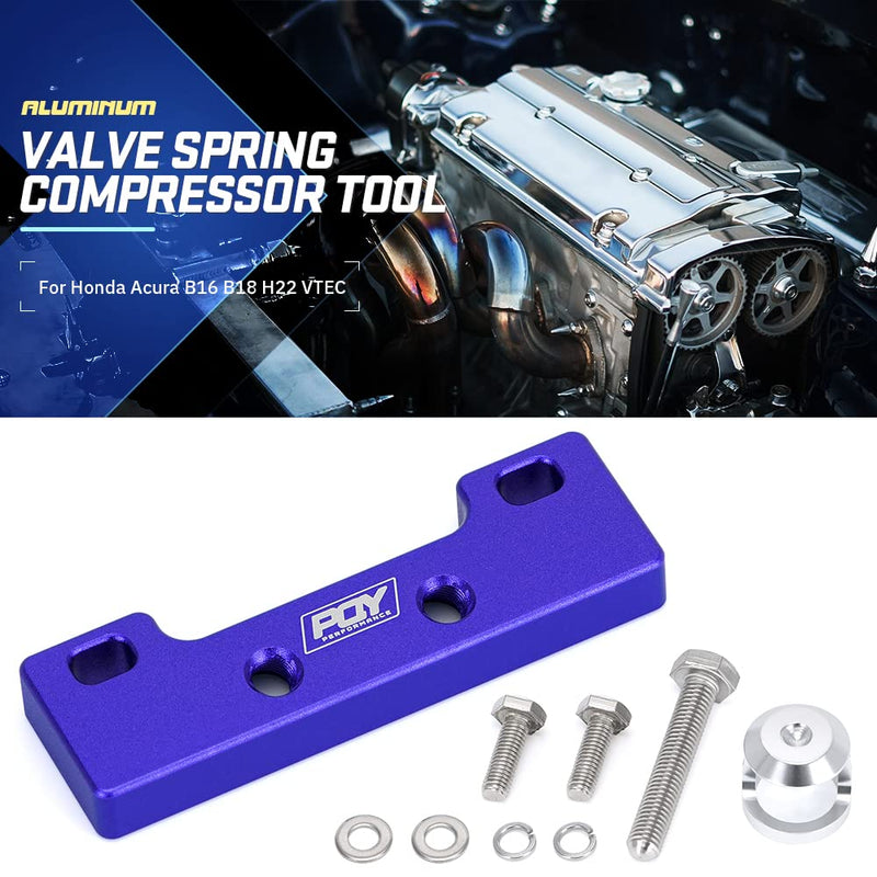 Valve Spring Compressor Tool Removal Tool Compatible with Honda Acura B16 B18 H22 VTEC Blue