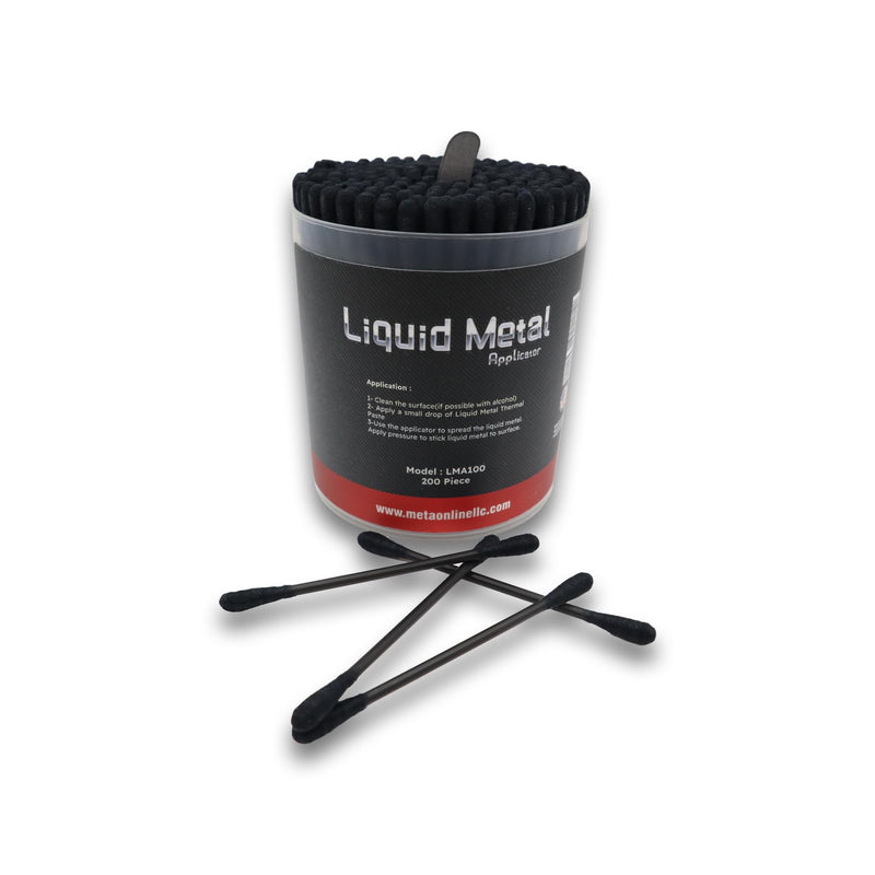 Liquid Metal Applicator 200 Pieces - Easy Spreadability - for All Devices PS5, Xbox, CPU, GPU