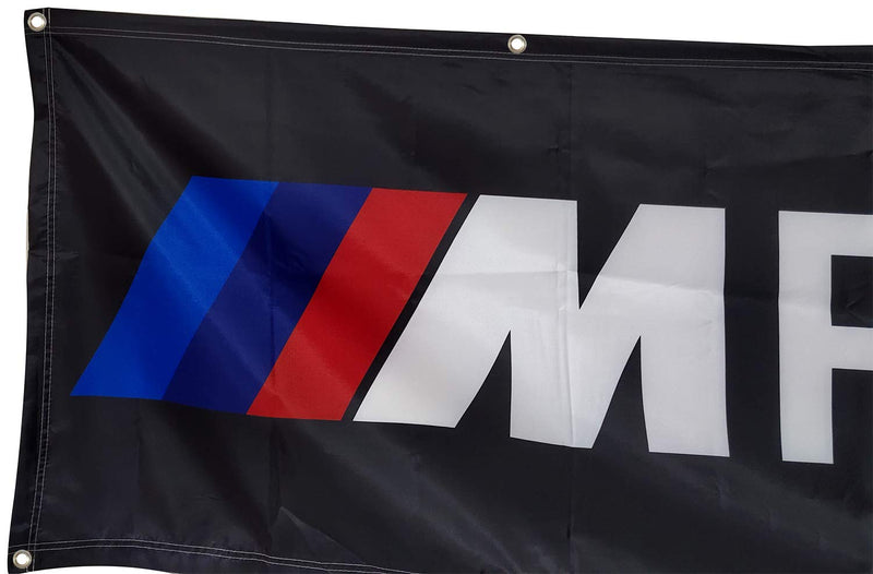 BMW Flag M Power Automotive Repair Racing 2x8ft Banner