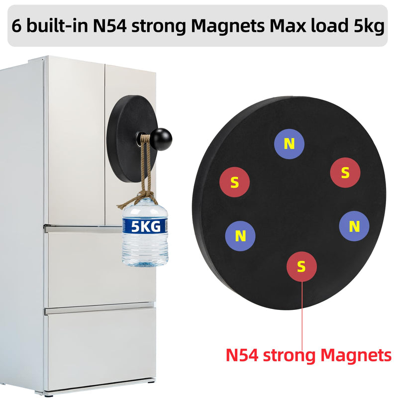 Magnetic Tablet Mount, Fridge iPad Holder, Compatible with Vehicles/cabinets/refrigerators/Metal Shelves/Gyms. N54 Strong Magnetic Base, fits 4.7~12.9-inch iPad/Nexus/e-Reader/iPhone