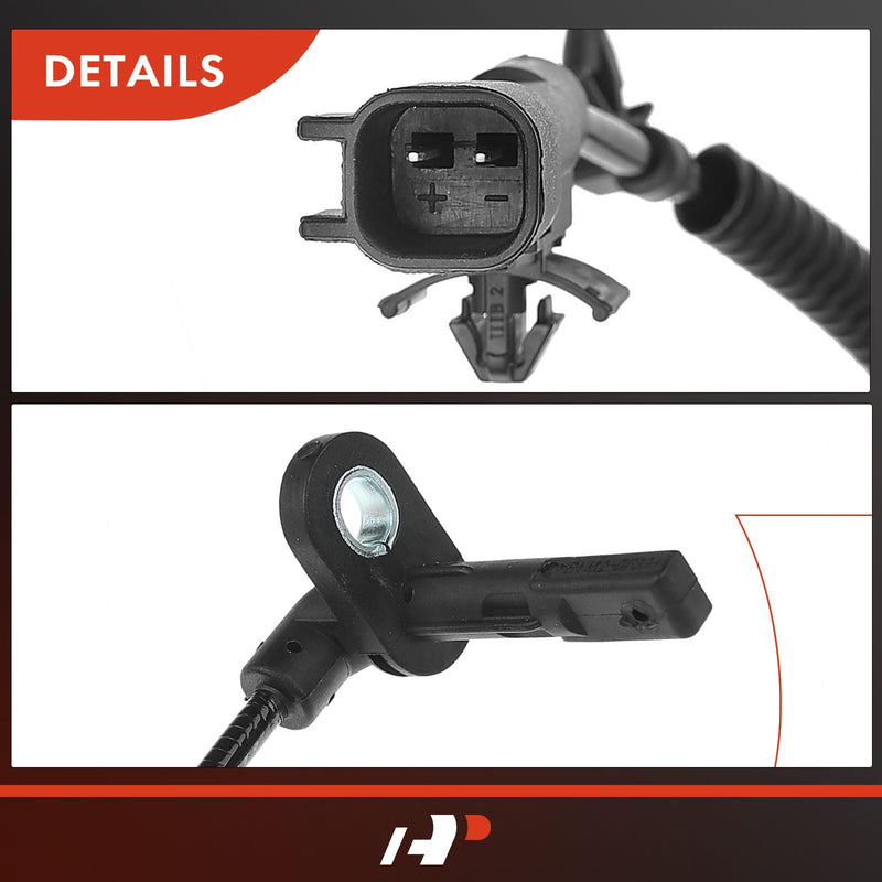 A-Premium 2PC Set Front ABS Wheel Speed Sensors Compatible with Buick Allure 2010, LaCrosse 2010-2013, Regal 2012 2013 & Saab 9-5 2011, Sedan - Front Driver and Passenger Side