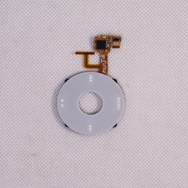 White faceplate with clickwheel with Button Key for iPod Video 5th gen 30GB 60GB 5.5th gen 30GB 80GB Plastic housing case White