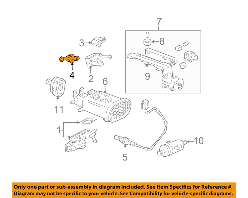Genuine Honda 17130-PND-A01 PCV Valve Assembly