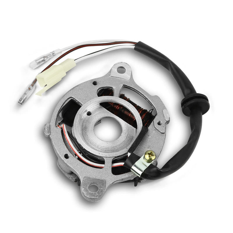 FLYPIG Magneto Ignition Stator Assembly for Yamaha PY50 PW50 Y-Zinger Peewee50 QT50 Motorbike 1981-2014