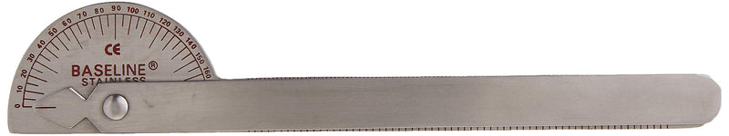 Baseline 12-1042 Stainless Steel 180 Degree Goniometer, 6" Length