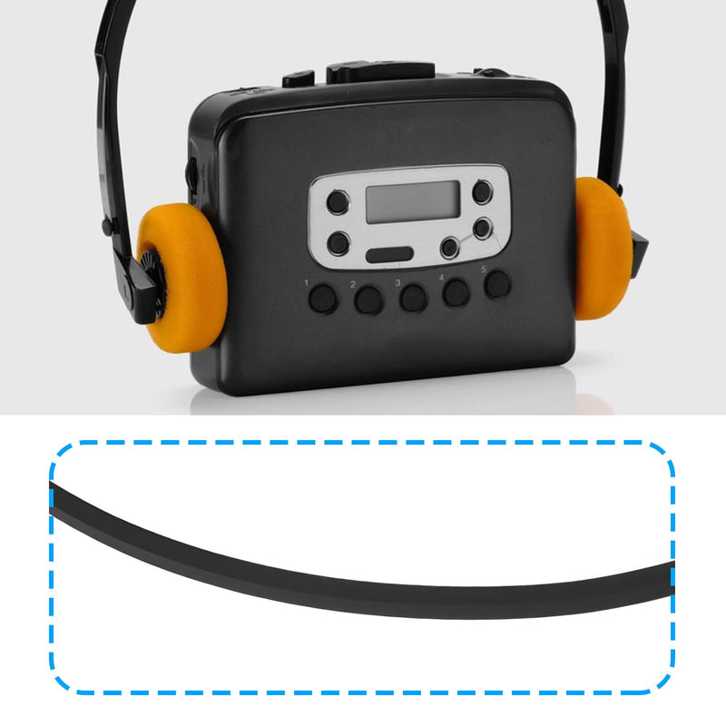 SING F LTD 2X Portable Cassette Square Drive Belt Compatible with Sony WM-FX43 WMFX43 Player 2