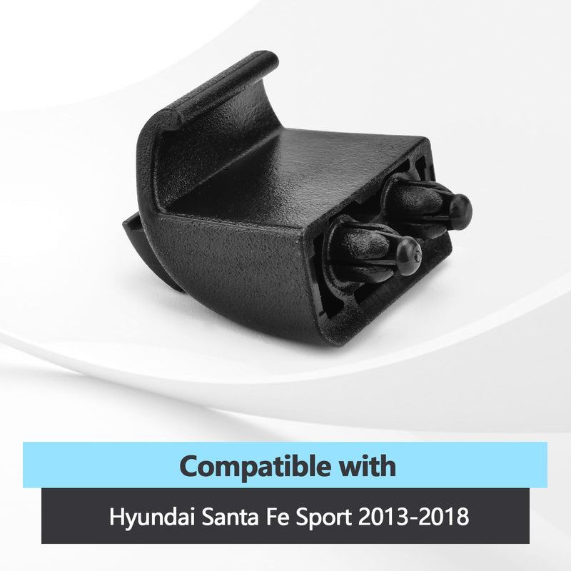 Rear Sunshade Hook 4PCS Compatible with Hyundai Santa Fe Sport 2013-2018 Replaces 83912-2W000 839122W000, Rear Curtain Sunshade Buckle Hook