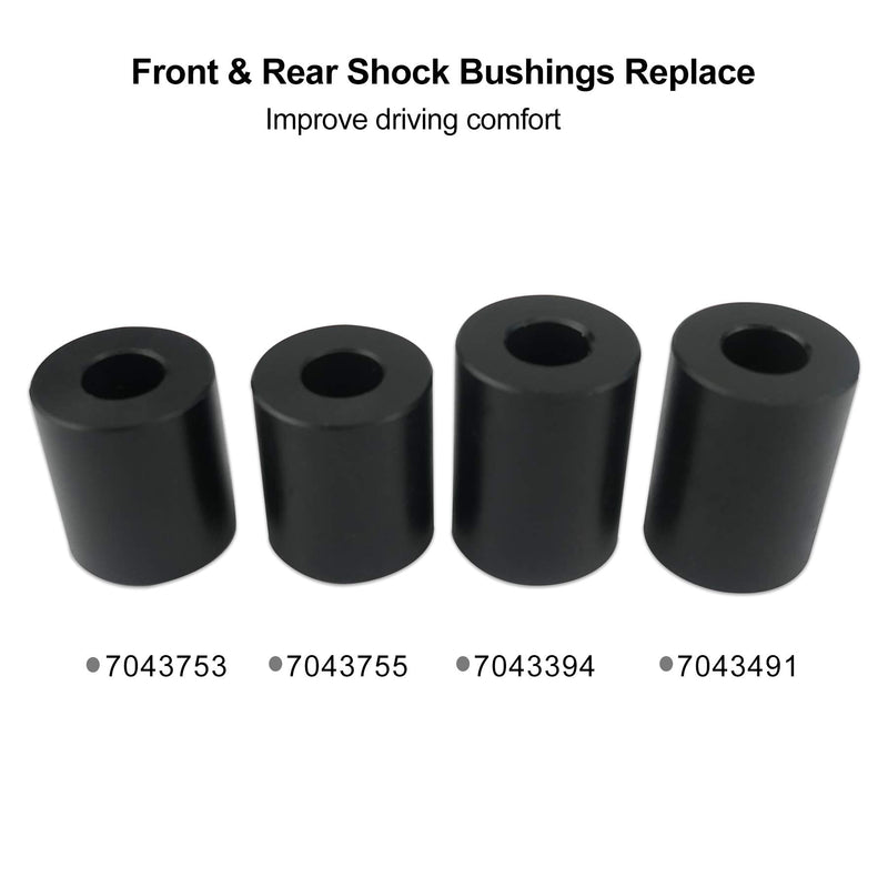 Upper and Lower Front Rear Shock Bushings for Polaris Ranger Sportsman Ranger Crew Scrambler 570 800 900 1000, 7041770, 7041959, 7041454, 7043100