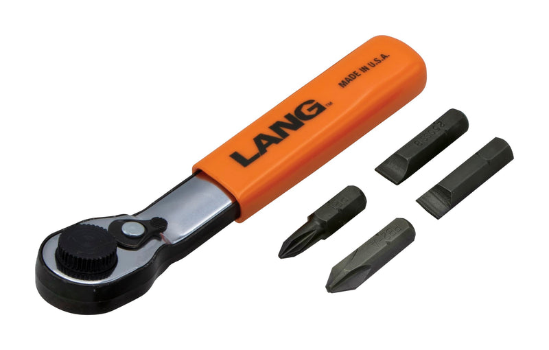Lang Tools 5221 5-Piece Fine Tooth Bit Wrench Set , Black