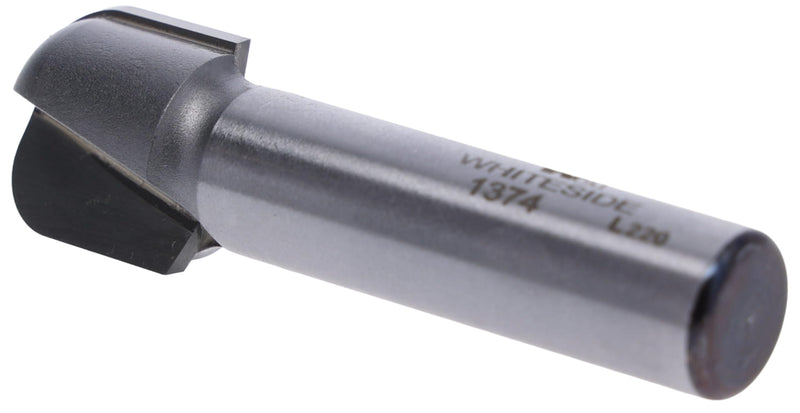 Whiteside Router Bits 1374 Bowl and Tray Bit with 1/4-Inch Radius 3/4-Inch Cutting Diameter, 5/8-Inch Cutting Length, and 1/2-Inch Diameter Shank