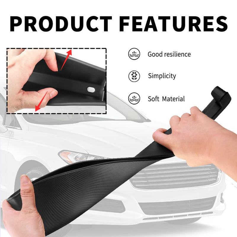 2PCS New Car Seat Gap Filler with 2 Storage Areas,Stylish Car Seat Gap Storage for Stabilizing Phone,Keys Wallet,Universal Car Seat Gap Filler Organizer Interior Accessories (Carbon Black) Carbon Black