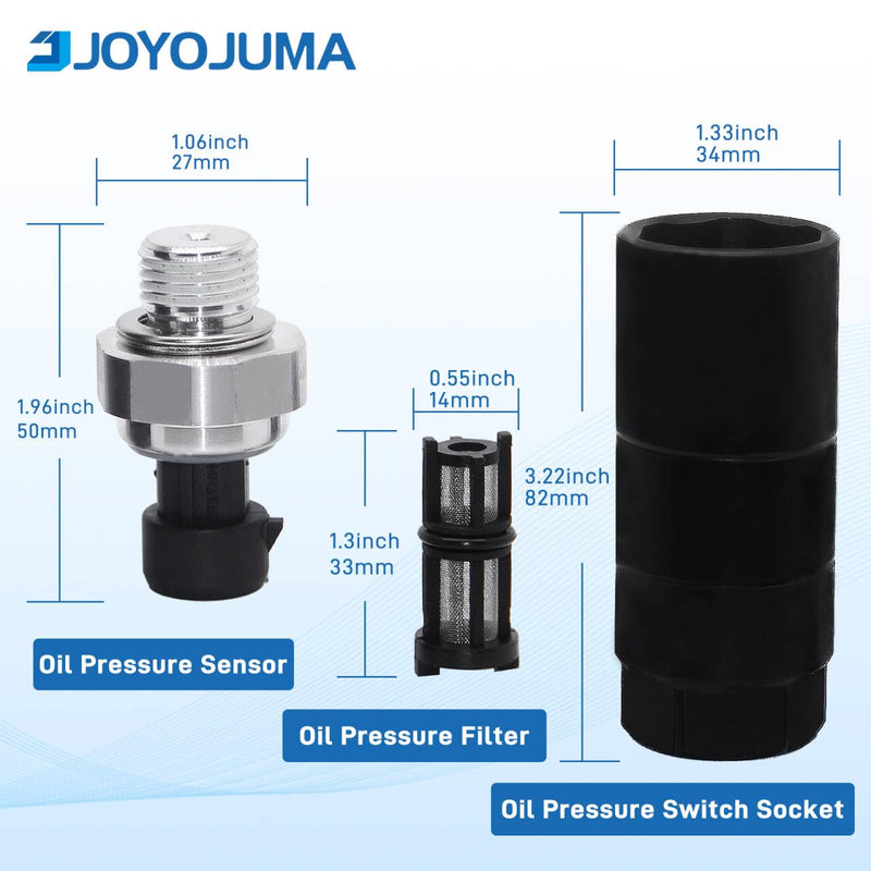 12677836 Oil Pressure Sensor for Chevrolet Chevy Silverado 1500 2500 3500 Tahoe Express Corvette Suburban Avalanche Impala GMC Sierra Savana Yukon,Envoy Cadillac,CTS Escalade