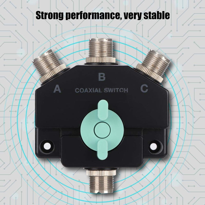 Heavy Duty Coax Switch Antenna Short- Base with 3 Port Antenna Repeater