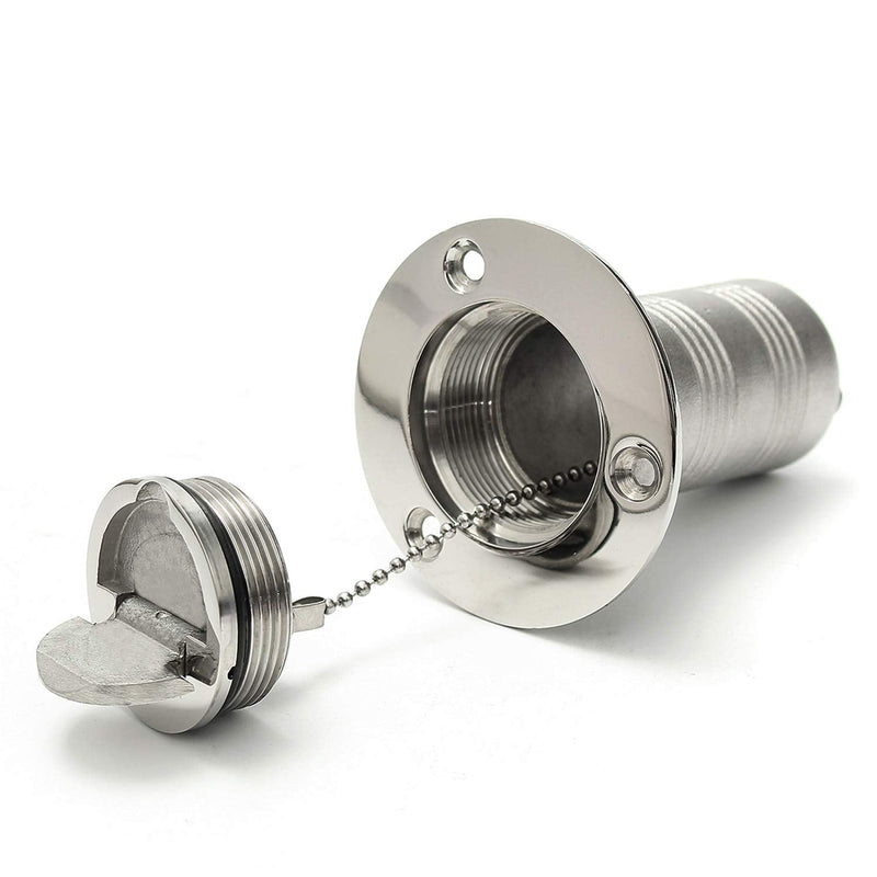 NRC&XRC 1-1/2"(38mm) OR 2"(50MM) Boat DEO Deck Fill/Filler with Keyless Cap Marine 316 Stainless Steel Hardware Boat Yacht Caravan