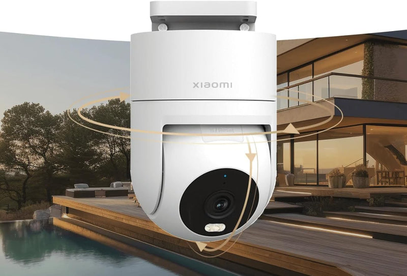 Xiaomi Outdoor Camera CW300 WI-FI + Wired RJ45 US Specs 2.5K Ultra, 4MP, Smart Full-Color Night Vision, Bidirectional Gimbal Movement, IP66 Water and dust Resistant AI Human Tracking