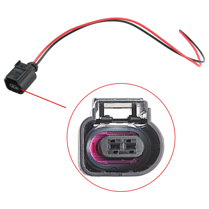 AUTOKAY 8K0973702 Coolant Temperature Sensor Connector Compatible with Audi Q7 Volkswagen 2007-2014, 32121142, 95510612501, 95510612500, N90316801, SU6453, URO-012826
