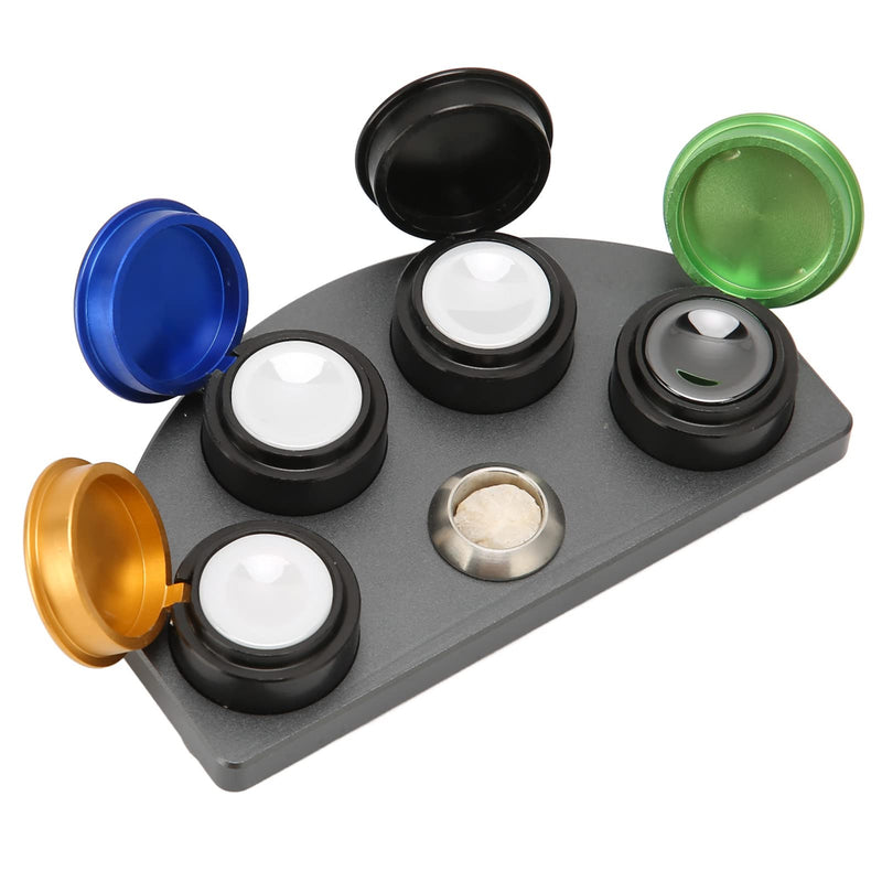 Oil Cup Stand Watch Grease Cup Holders, 4 Dish Watch Oil Cup Stand For Watch Repair Watchmakers Oil Grease Cup Holders Proof Wear Watch Repairing Accessory