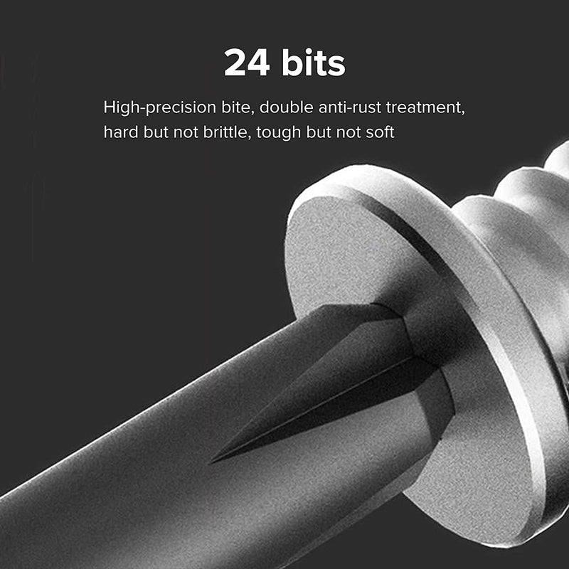 Xiaomi Magnetic Driver Bit Set - 24 Piece Pocket Screwdriver Tool Kit for Electronics Repair