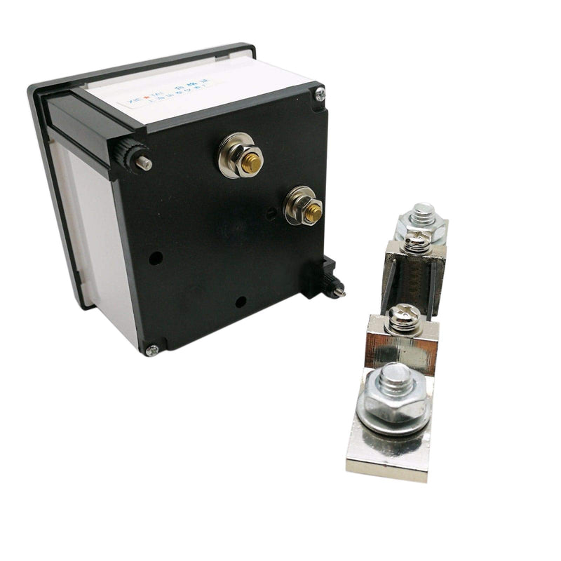 CGjiogujio DC 0200A Analog AMP Current Needle Panel Meter Ammeter XT-72 with Shunt