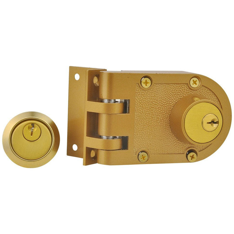Jimmy Proof Deadbolt Lock with Keyed (Double Cylinder)