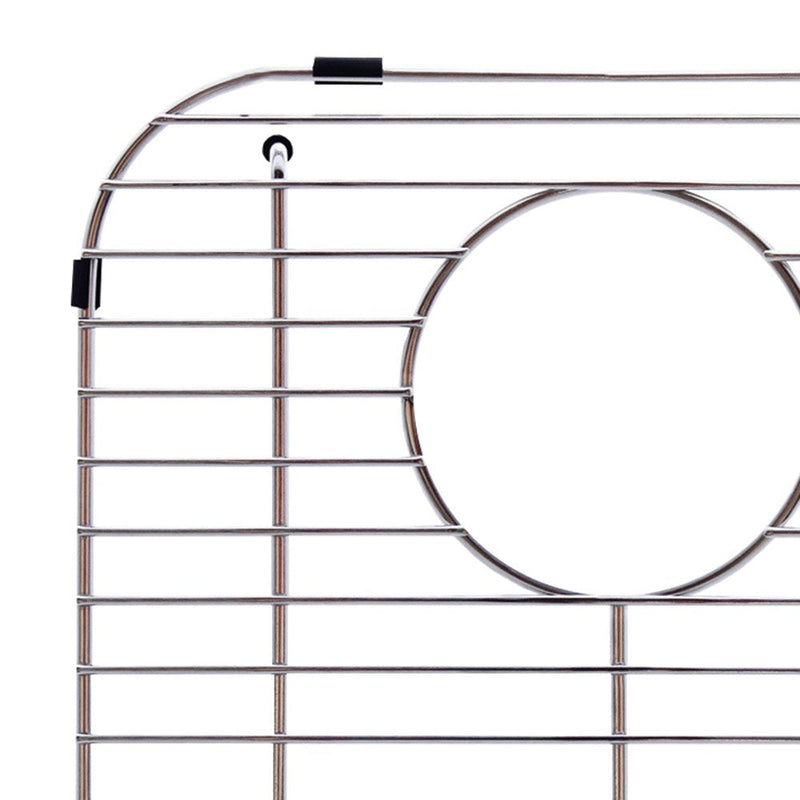 Franke Sink Protection Grid in Stainless Steel with Rear Drain, FGD75, 13.125" x 11.625" x 1.25"