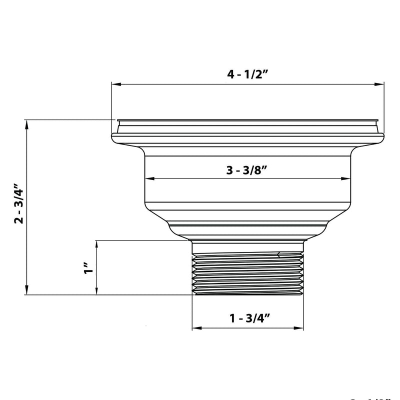 Ruvati Kitchen Sink Strainer Drain Assembly - Satin Matte Gold Stainless Steel - RVA1022GG