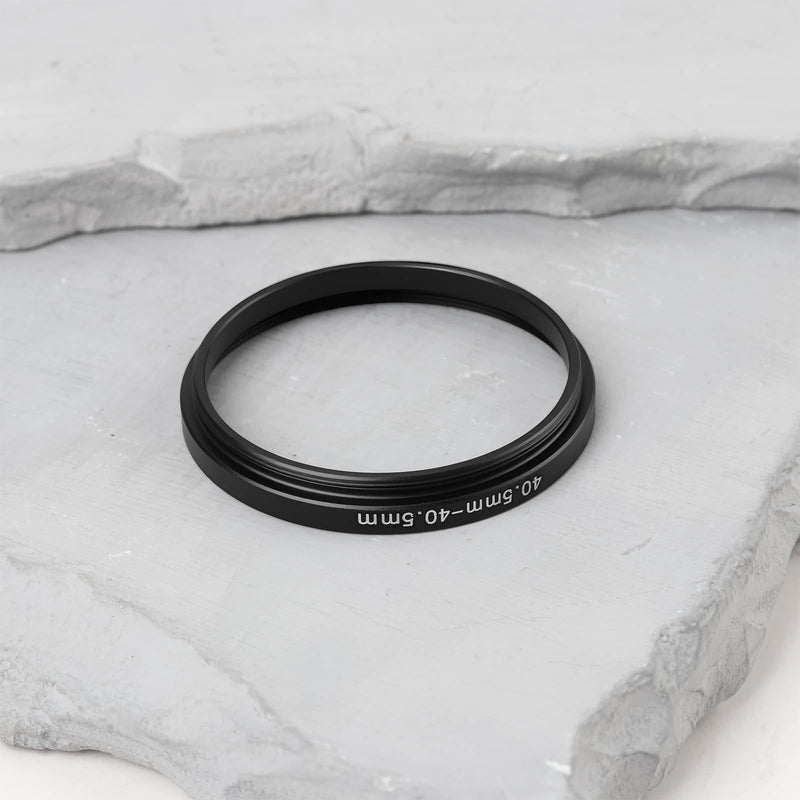 ECSiNG 40.5mm to 40.5mm Camera Extension Ring Aluminum Filter Adapter for DSLR Lenses and ND UV CPL IR Filters