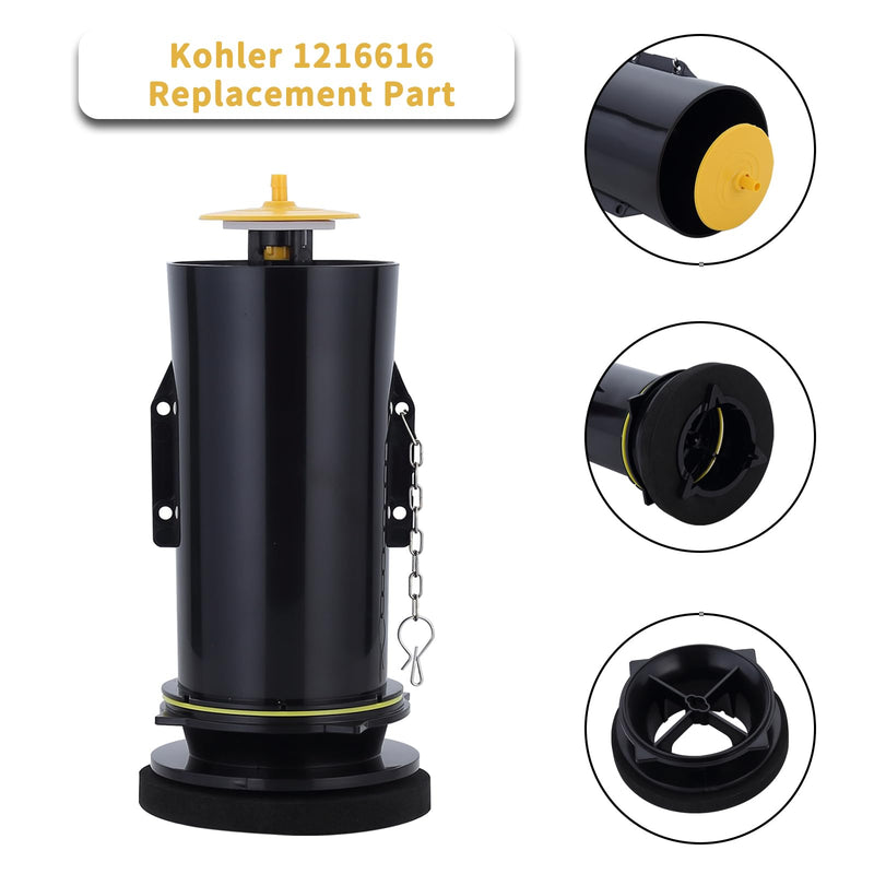 Compatible for Kohler 1216611 Toilet Repair Part Replacement Part Kohler Flush Valve Canister Assembly